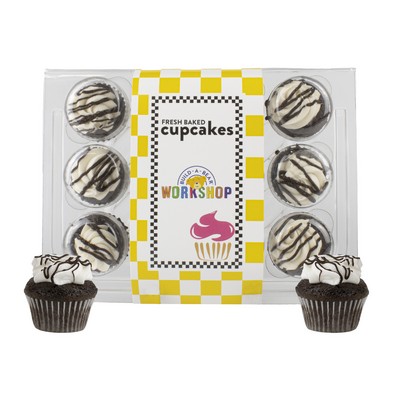 Signature Bite-Size Chocolate and Vanilla Cupcakes with Sleeve by Dana's Bakery
