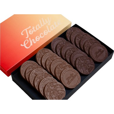 Ultimate 24-Piece Chocolate Cookie Gift Set with Luxury Custom Packaging
