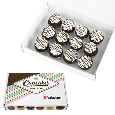 Signature Bite-Size Chocolate and Vanilla Cupcakes by Dana's Bakery
