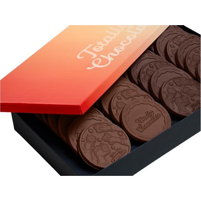 Ultimate 24-Piece Chocolate Cookie Gift Set with Classic Custom Packaging