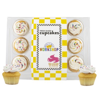Signature Bite-Size Vanilla Cupcakes with Sleeve by Dana's Bakery