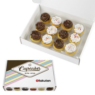 Signature Bite-Size Vanilla Assorted Cupcakes by Dana's Bakery